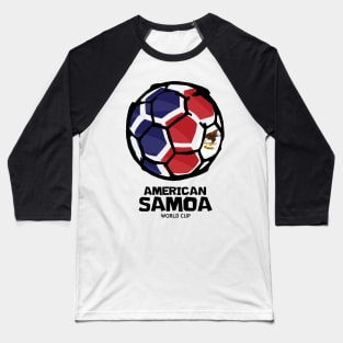 American Samoa Football Country Flag Baseball T-Shirt